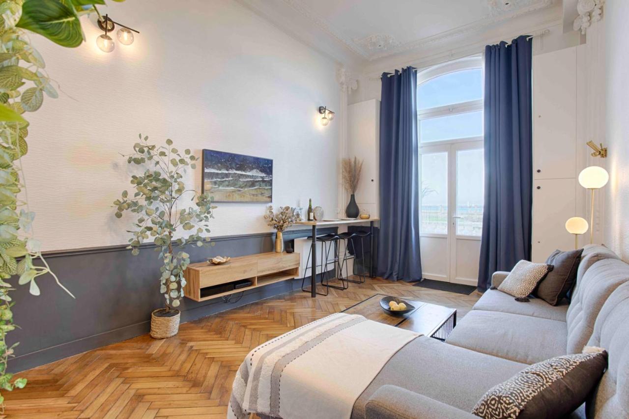 Welc'Home In Houlgate - Vue Et Acces Direct Sur Mer Buitenkant foto
