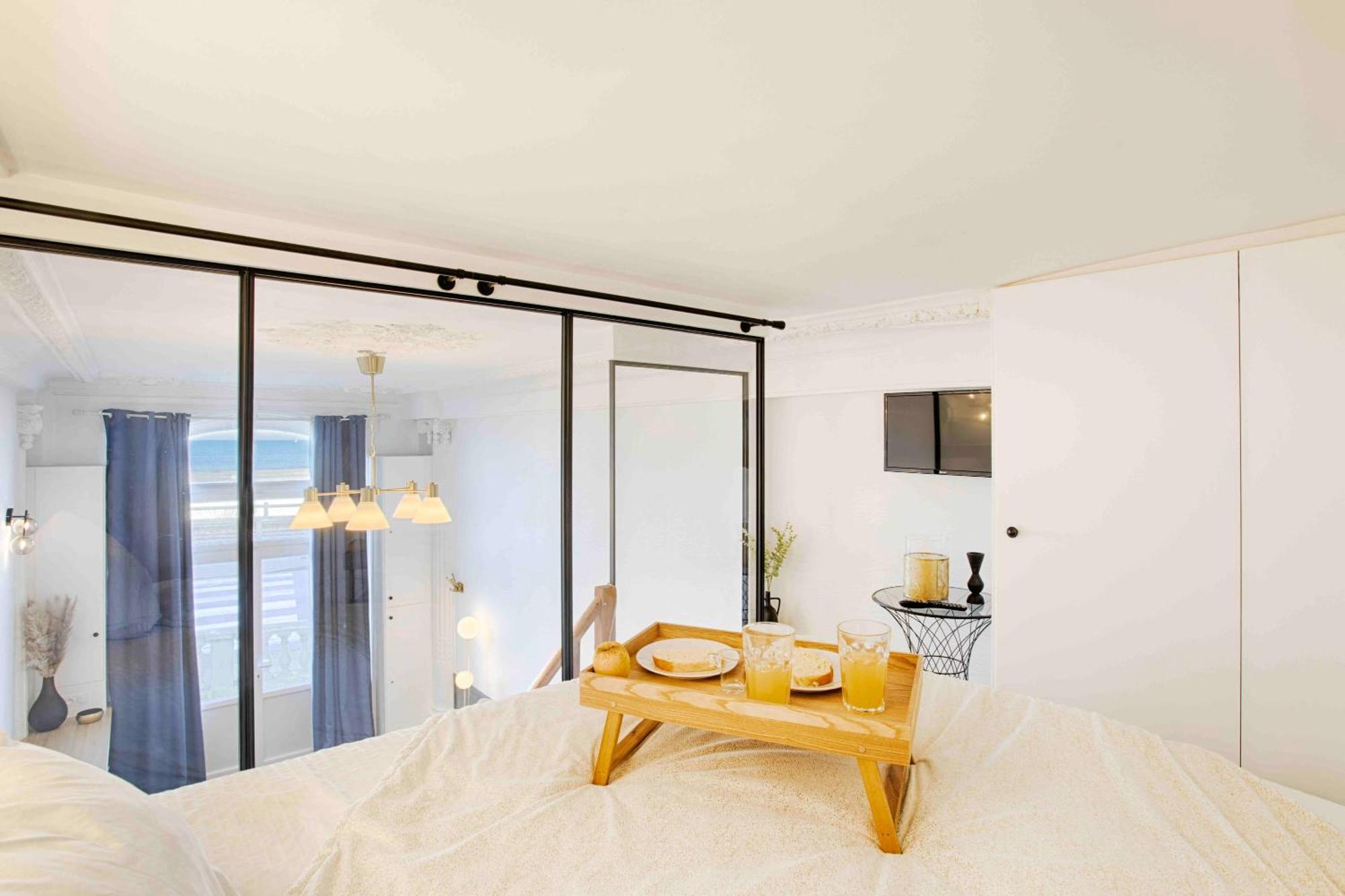 Welc'Home In Houlgate - Vue Et Acces Direct Sur Mer Buitenkant foto